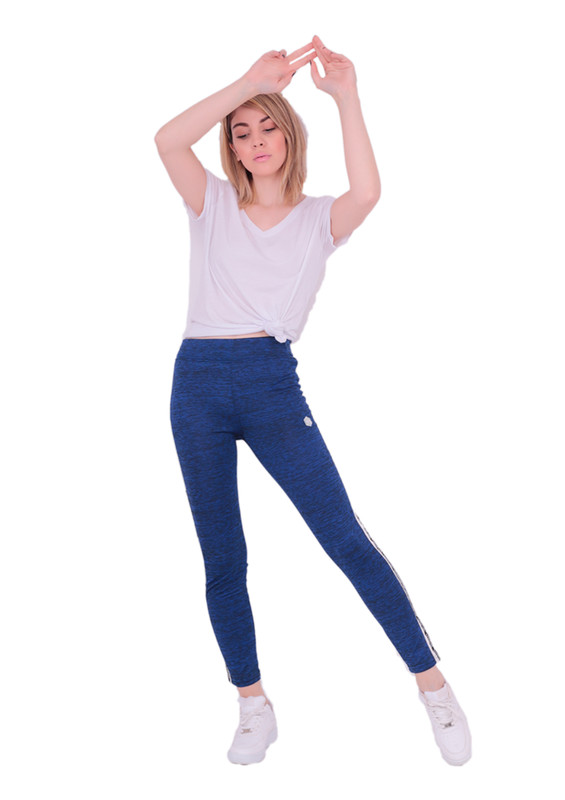 LETTELİFE - Спортивные штаны с полосками по бокам 0189/голубой