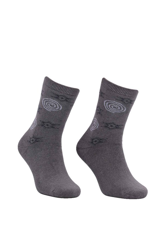 Modemo - Махровые носки со звёздами 2050/ серый 