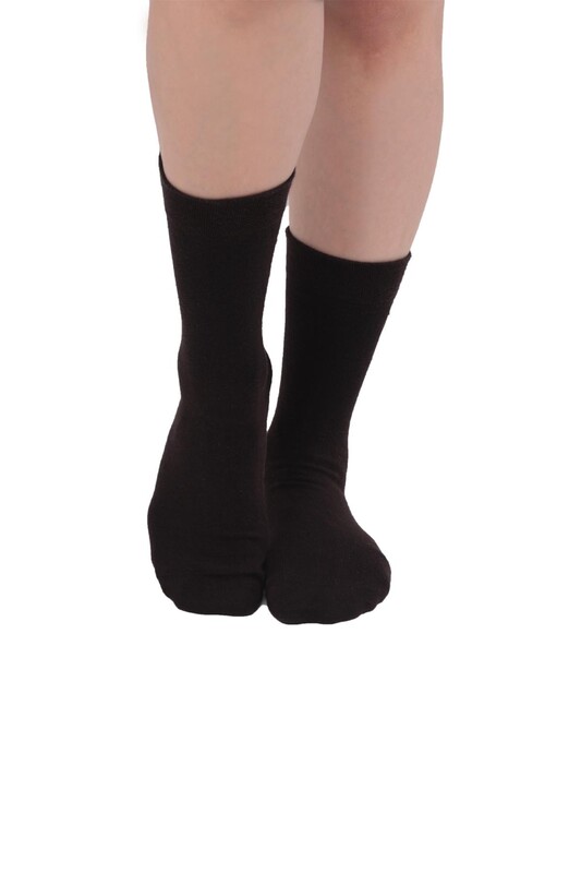 Pro Kadın Diyabetik Çorap 16409 | Kahverengi - Thumbnail