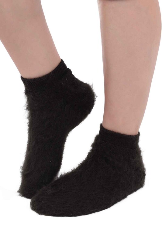 SİMİSSO - Dışı Şardonlu Termal Kadın Havlu Patik Çorap 3031 | Yeşil