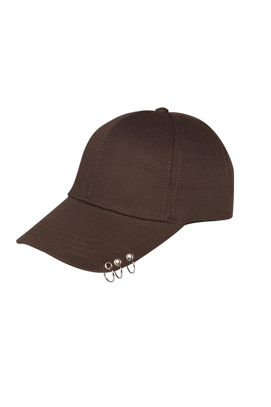SİMİSSO - Aksesuarlı Şapka 3525 | Haki