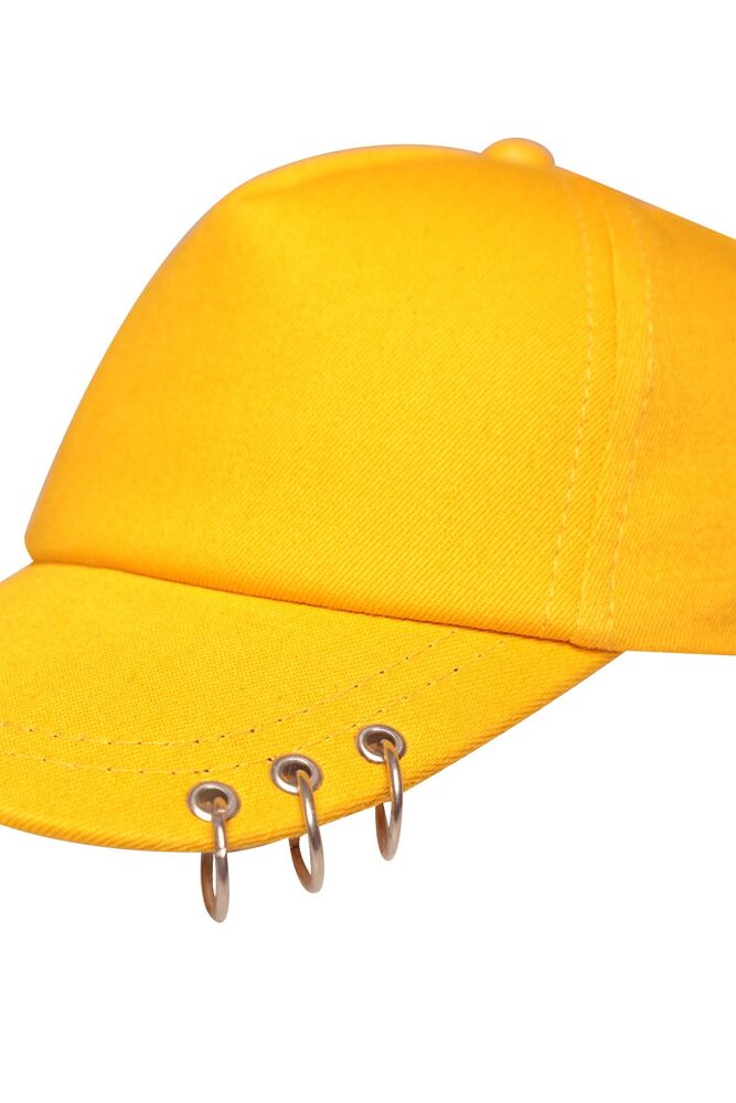 Aksesuarlı Şapka 3525 | Sarı