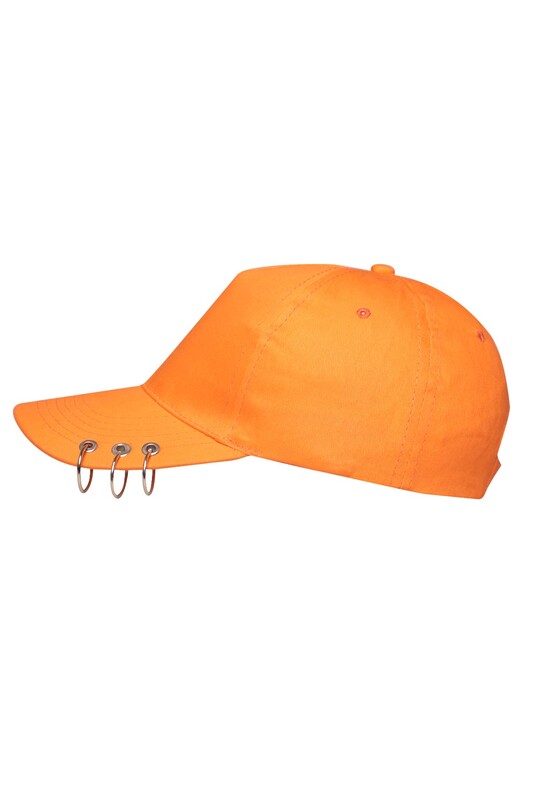 Aksesuarlı Şapka 3525 | Turuncu - Thumbnail