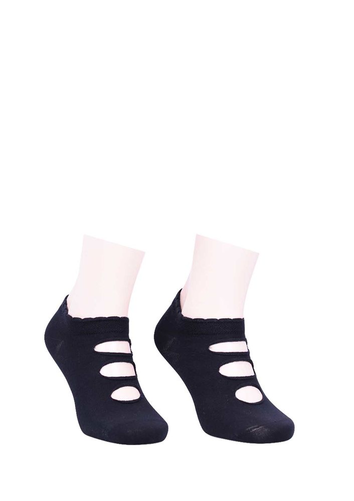 Berso Üstü Delikli Babet Çorap 089 | Siyah
