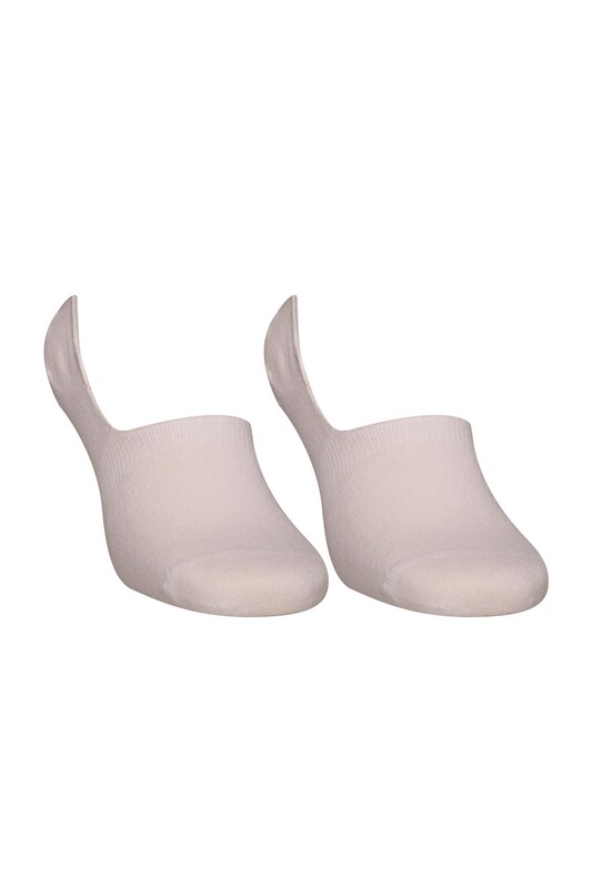 DÜNDAR - Dündar Plus Penye Kadın Babet Çorap | Beyaz