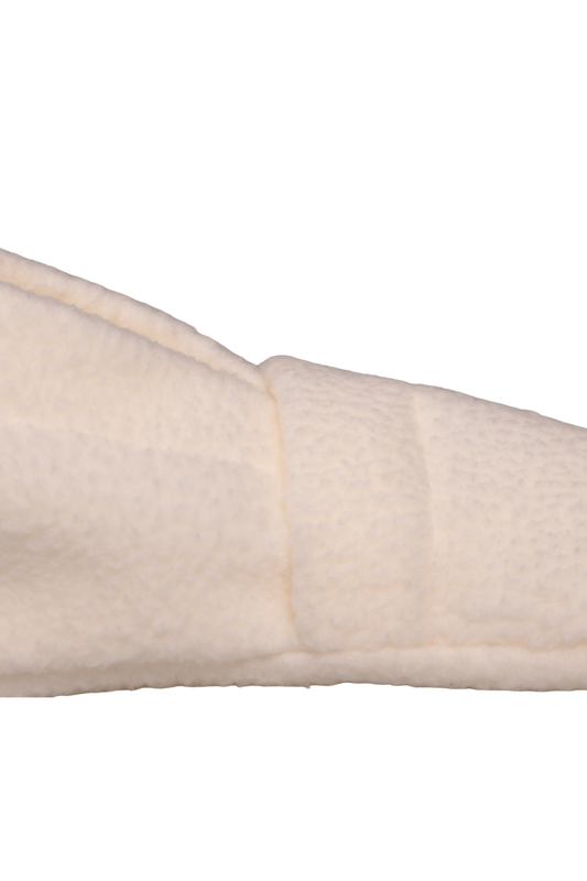 Kadın Polar Babet Çorap | Ekru - Thumbnail