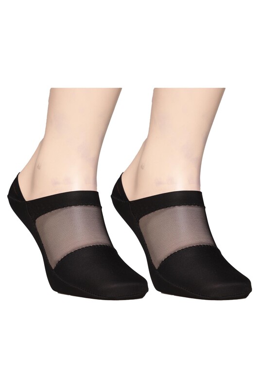 ÖZMEN - Kadın Tül Babet Çorap 3318 | Siyah