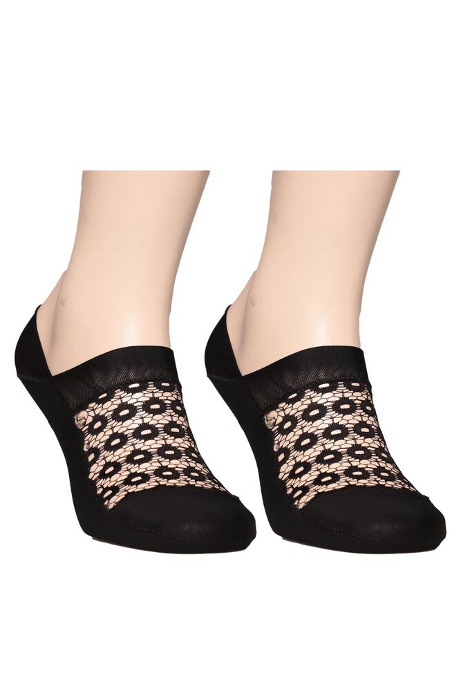 Kadın Tül Babet Çorap 3319 | Siyah