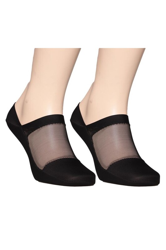 ÖZMEN - Kadın Tül Babet Çorap 3317 | Siyah