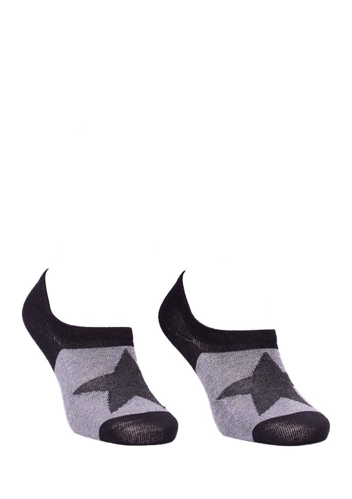 Paktaş Yıldız Desenli Babet Çorap 337 | Siyah