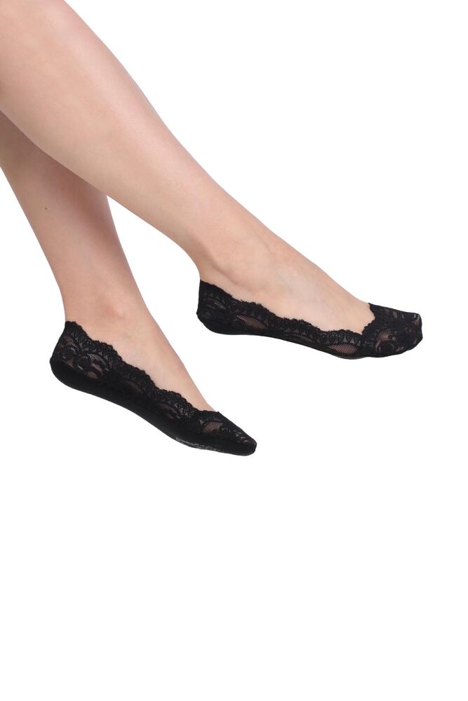 Penti Fantasy Dantel Suba Babet Çorap | Siyah