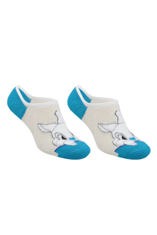 ROFF - Tavşan Desenli Kadın Havlu Babet Çorap | Saks