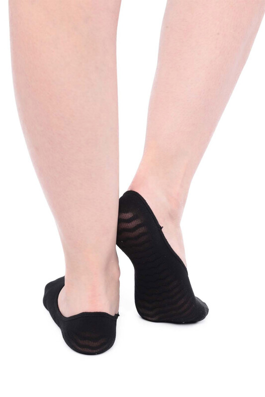 İtaliana Masaj Kadın Babet Çorap | Siyah - Thumbnail