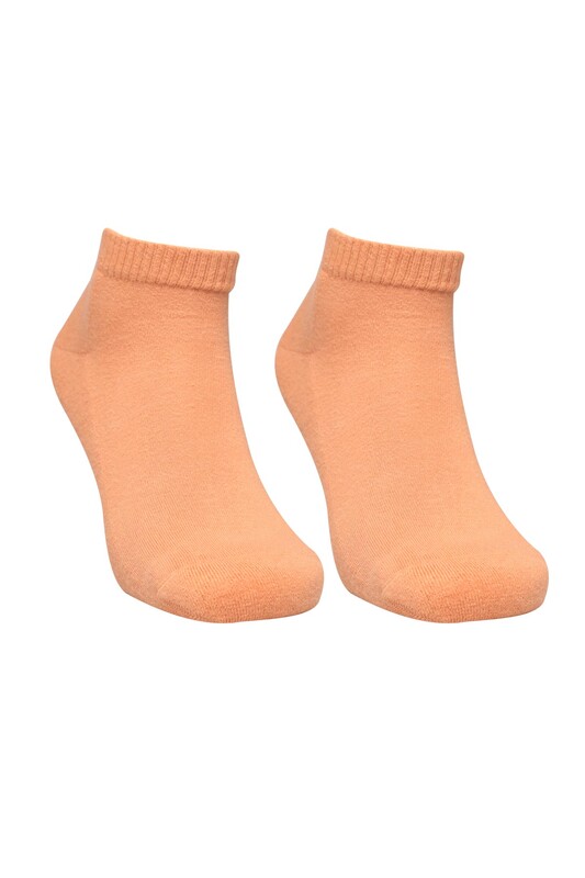 DÜNDAR PLUS - Kadın Havlu Patik Çorap 7668 | Açık Kahve