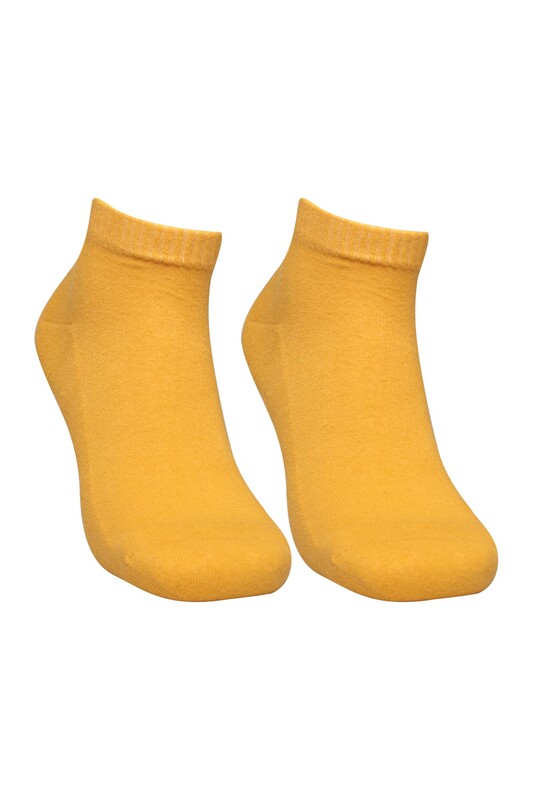 DÜNDAR PLUS - Kadın Havlu Patik Çorap 7668 | Hardal