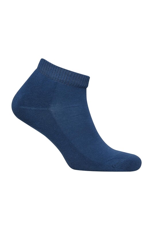 Kadın Havlu Patik Çorap 7668 | İndigo - Thumbnail