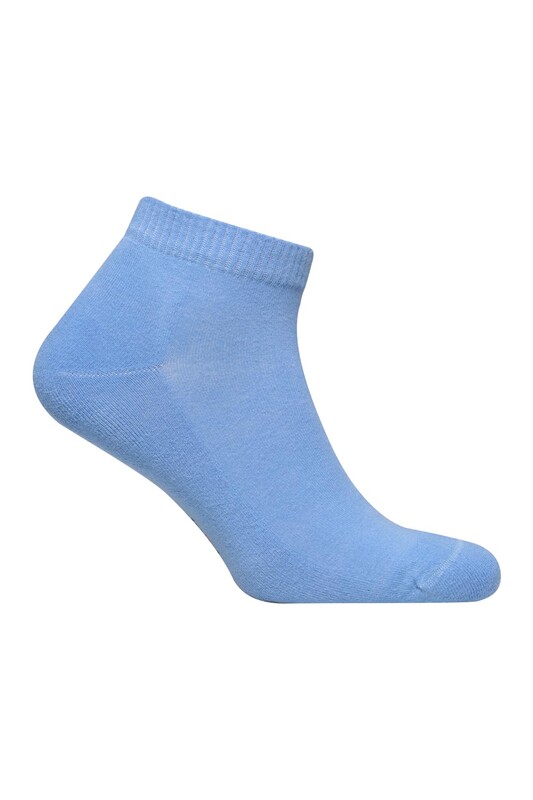 Kadın Havlu Patik Çorap 7668 | Mavi - Thumbnail
