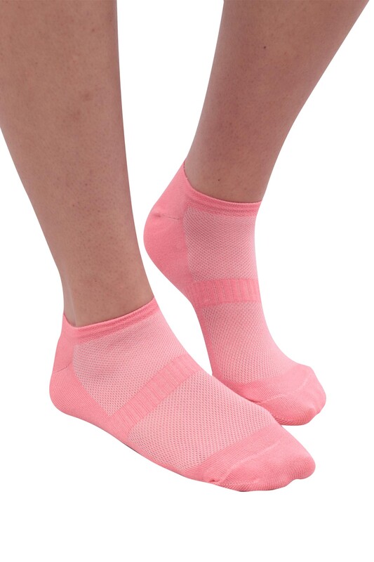 Kadın Spor Patik Çorap | Pembe - Thumbnail