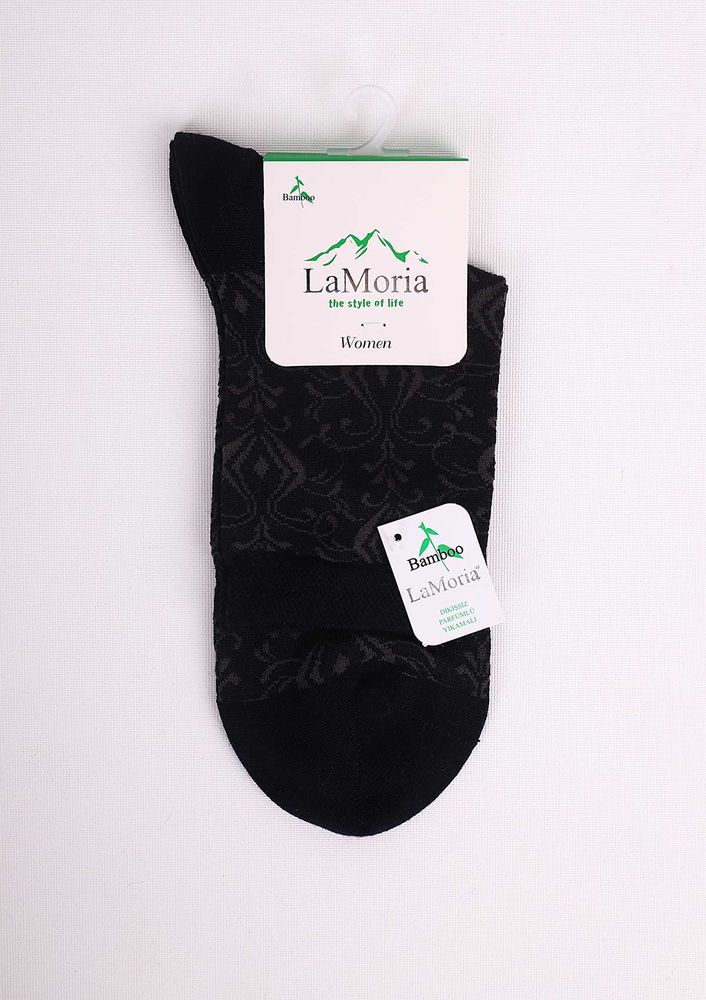 La Moria Desenli Bambu Çorap 83422 | Lacivert