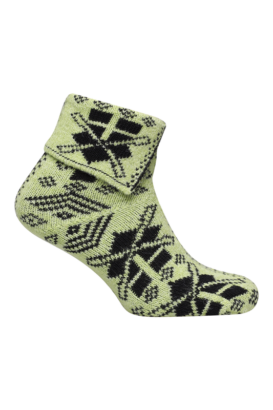 Nilay Çorap - Kadın Yün Çorap 5676 | Yeşil