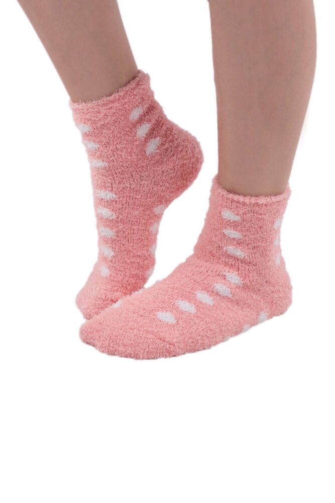 Sahab Kadın Peluşlu Patik Çorap 48500 | Pudra