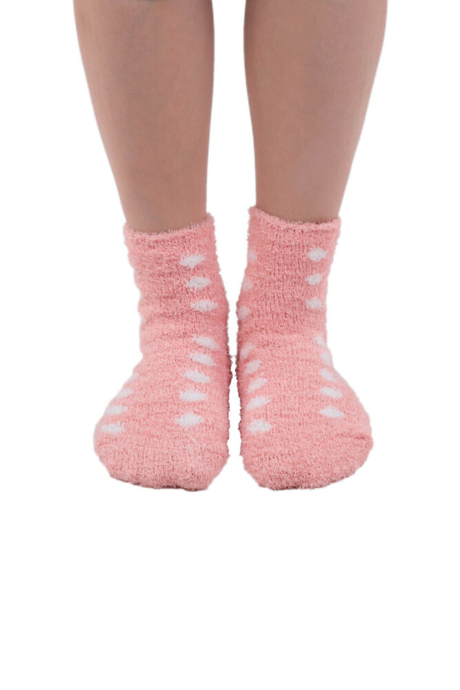 Sahab Kadın Peluşlu Patik Çorap 48500 | Pudra
