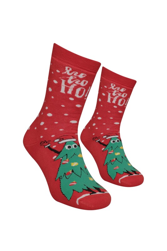 Yılbaşılı Kadın Havlu Çorap 8314 | Renk4 - Thumbnail