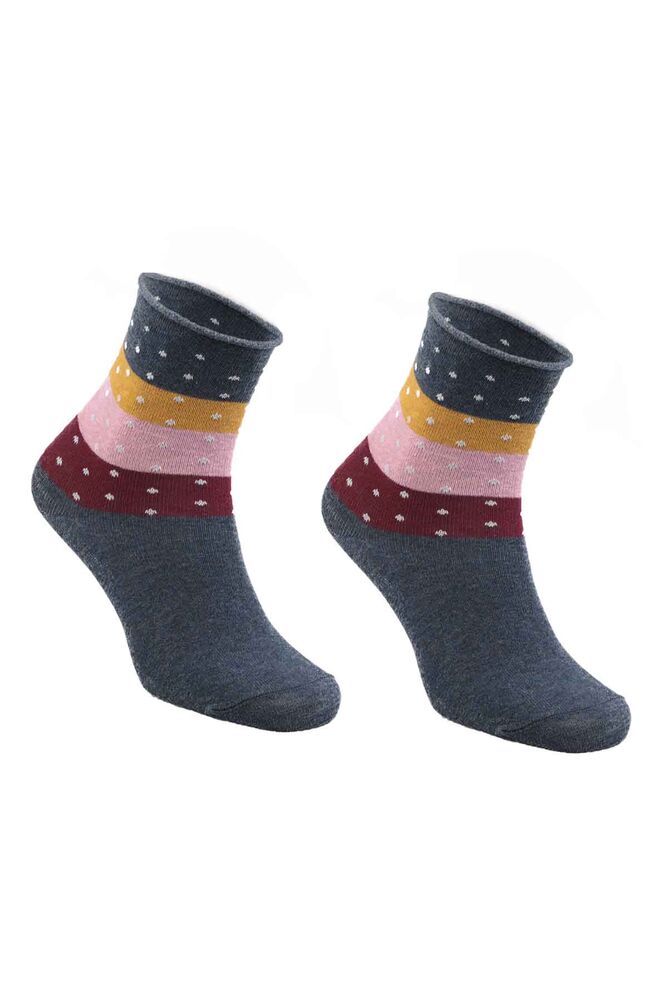 Desenli Kadın Soket Çorap 959 | Lacivert