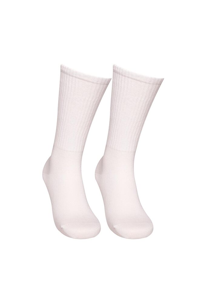 Dizaltı Kadın Günlük Çorap 9427 | Beyaz