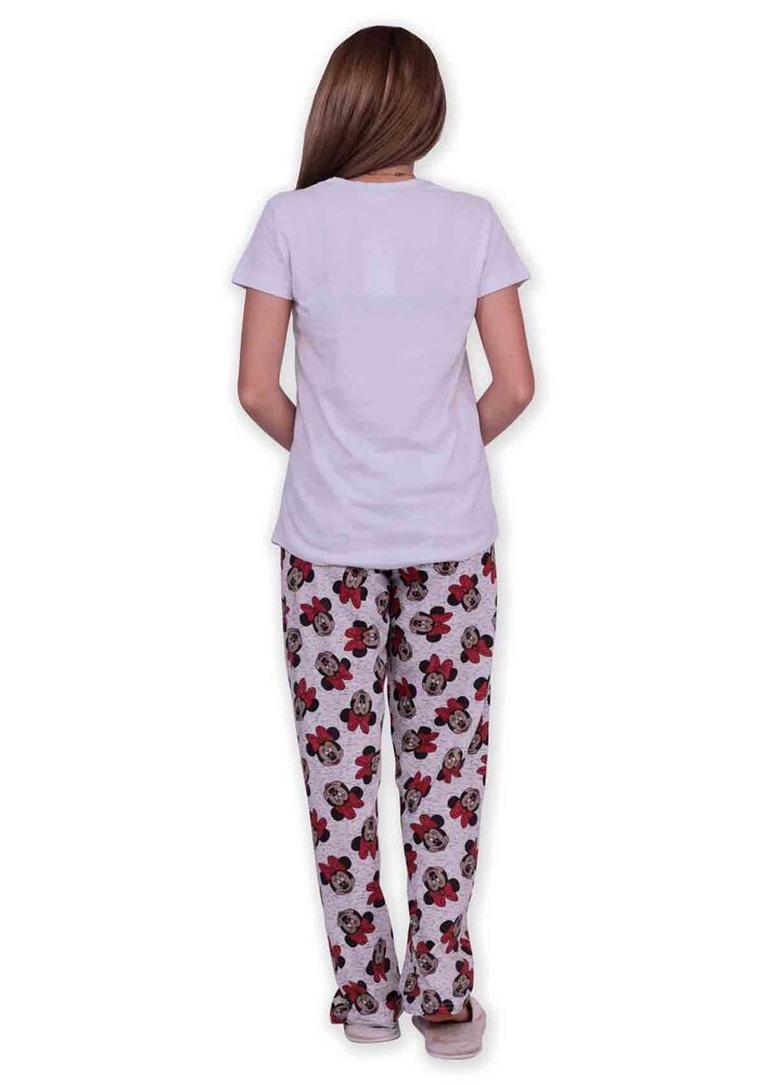 Calimera Kısa Kollu Uyku Bantlı Kadın Pijama Takımı 2647 | Beyaz