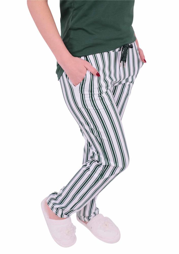 Jiber Kadın Kısa Kollu Pijama Takımı 3612 | Yeşil