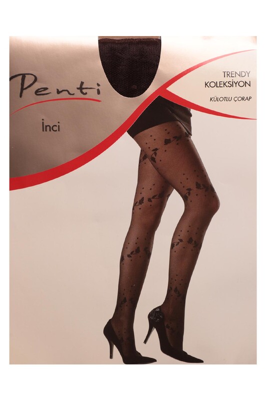  - Penti İnci Külotlu Çorap 20 Den | Kestane