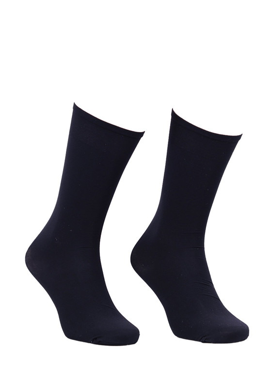 Dore Geniş Lastikli Dizaltı Çorap 292 | Siyah - Thumbnail