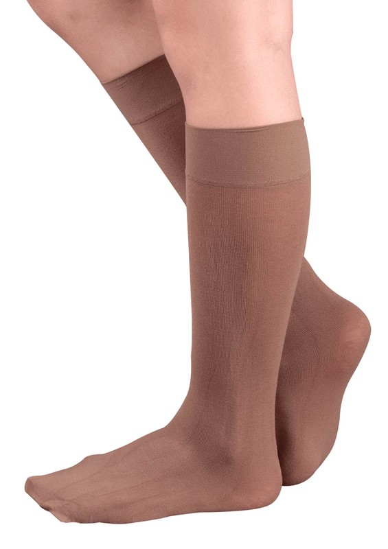 Penti Natural Extra Cotton Pantolon Çorap | Bronz - Thumbnail