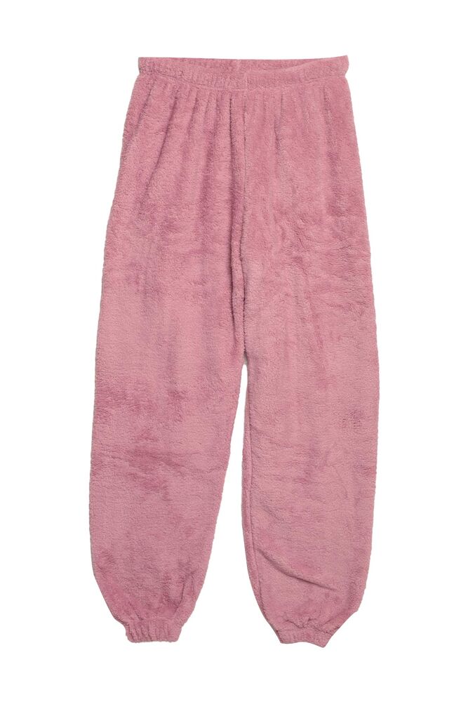 Kadın Peluş Pijama Takımı 5630 | Gül Kurusu