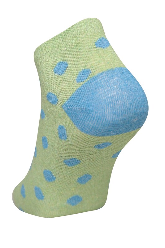 Renkli Kadın Çorap 7105 | Yeşil - Thumbnail