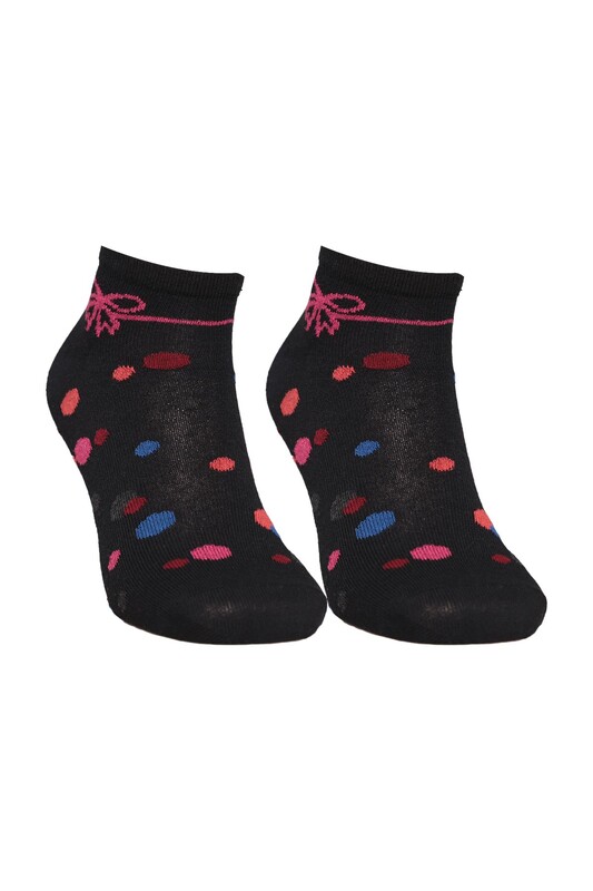 Renkli Kadın Çorap 7106 | Lacivert - Thumbnail