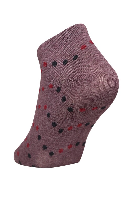 Renkli Kadın Çorap 7107 | Mürdüm - Thumbnail
