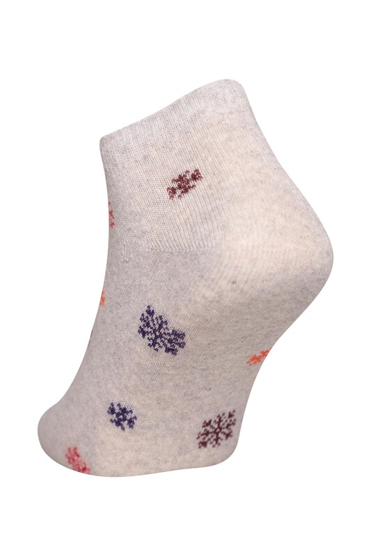 Renkli Kadın Çorap 7108 | Gri - Thumbnail