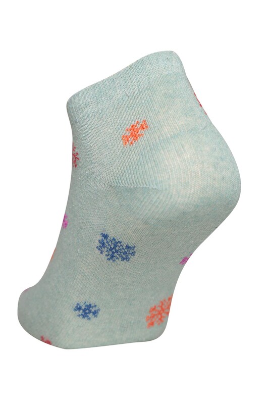 Renkli Kadın Çorap 7108 | Su Yeşili - Thumbnail
