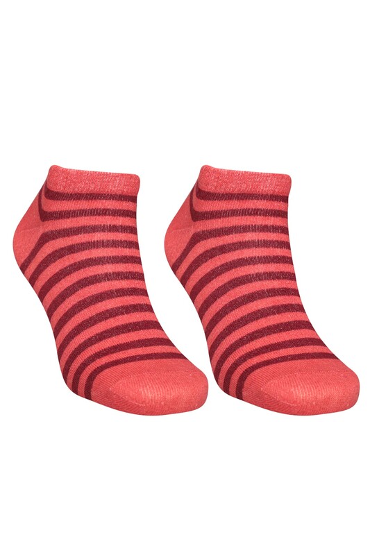 BERK - Çizgili Kadın Çorap 7109 | Renk1