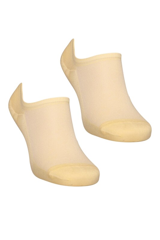 DÜNDAR PLUS - Kadın Sneakers Çorap 6876 | Sarı