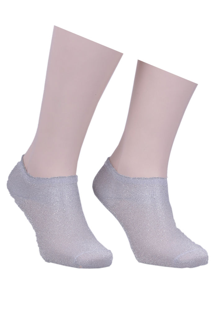 Desenli Soket Çorap 402 | Gri