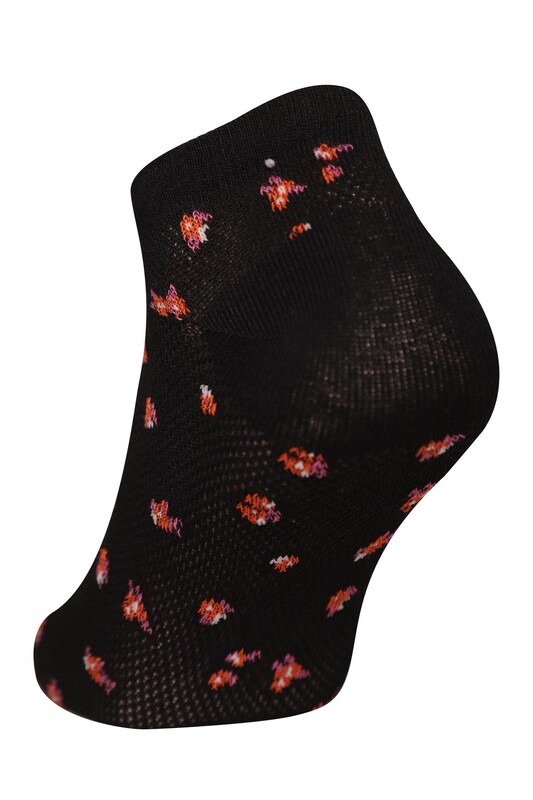 Desenli Kadın Çorap 3100 | Siyah - Thumbnail
