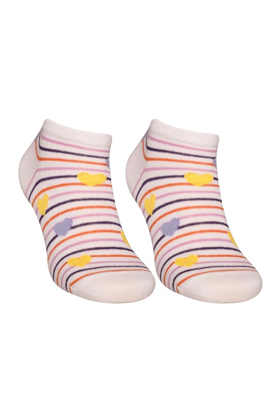 MOSAİC - Desenli Kadın Çorap 3100-1 | Beyaz