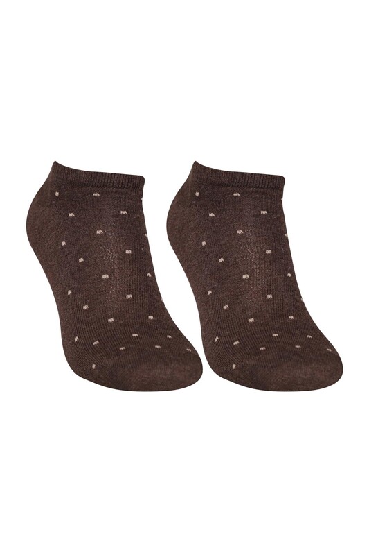 MOSAİC - Desenli Kadın Çorap 3100-2 | Kahverengi