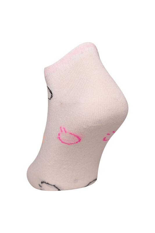 Desenli Kadın Çorap 3100-3 | Beyaz - Thumbnail