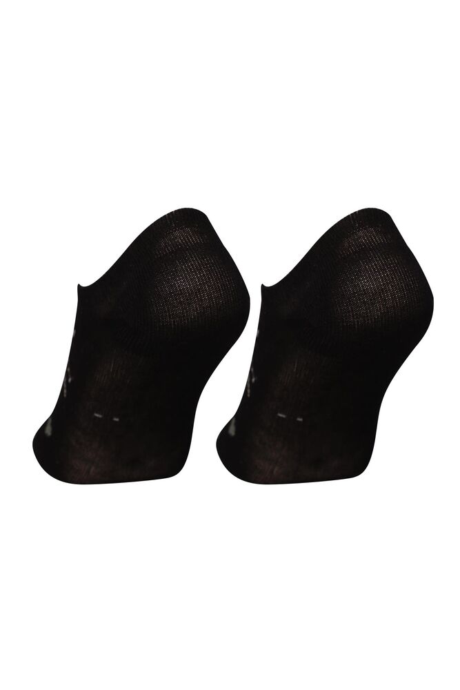 Baskılı Kadın Sneakers Çorap 5504-3 | Siyah