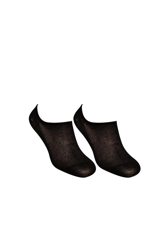 ROFF - Kadın Bambu Sneakers Çorap 27601 | Siyah