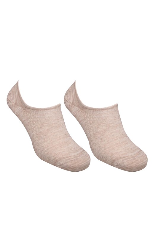 ROFF - Kadın Bambu Sneakers Çorap 27601 | Vizon